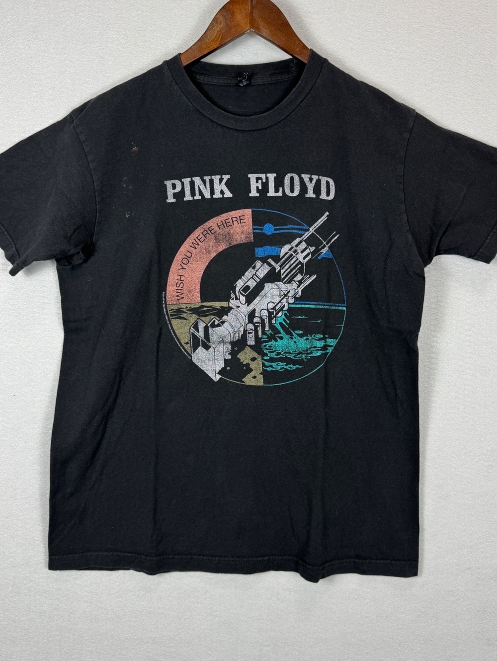 Tultex Pink Floyd Black Men's L Graphic T-Shirt Vintage
